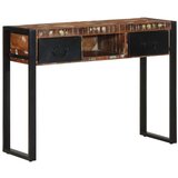 vidaXL Konzolni stol Višebojni 100x35x75 cm puno drvo obrađeno | shoptok.hr