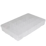 Prozirna kutija s podesivim pregradama 29,5x18,5x4,5 cm