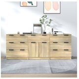  3-delna komoda sonoma hrast konstruiran les | Shoptok.si