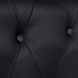  Chesterfield kavč dvosed in trosed um. usnje črne barve, (20597564) | Shoptok.si