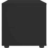 vidaXL TV omarica VISNES Črna 100x40x38 cm Izoblikovan les | Shoptok.si