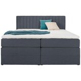 Premium Living Postelja Boxspring Simon, Temno Siva, 180x200 | Shoptok.si