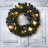 solight 1V239 - LED spoljašnji božićni venac 15xLED/3xAA IP44 | Eponuda.com