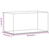  Kutija za izlaganje prozirna 24 x 12 x 11 cm akrilna | shoptok.hr
