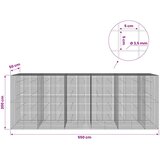  Gabion s žicom debljine 3,5 mm i mrežom 5x5 cm 550x50x200 cm | shoptok.hr