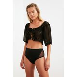 Trendyol Bikini bottom Tulle Detaljno crno | siva | krema | ePonuda.com
