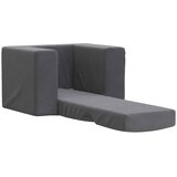  Dječji kauč na razvlačenje antracit mekani plišani Antracitno siva Sofa | shoptok.hr
