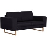 Maison Chic kavč - Sofa - Kanape dvosed iz blaga črn, (21726659) Cene