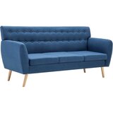vidaXL Trosjed s presvlakom od tkanine 172 x 70 x 82 cm plavi | shoptok.hr