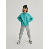 Reserved jogger hlače cargo iz tkanine - svetlo siva Cene