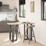  Noge za barski stol T-oblika 2 kom antracit 60x35x(90-91) cm čelik | shoptok.hr