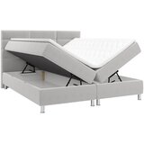 CARRYHOME POSTELJA Z VZMETNICO 140 cm x 200 cm , tekstil sivobež | Shoptok.si