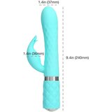 Pillow Talk Lively - punjivi vibrator za klitor (tirkiz) | shoptok.hr
