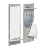  Vješalica za kapute na zidu Betonska siva 70 x 10 x 90 cm | shoptok.hr