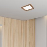  led ugradna svetiljka woody spot LED/17W/230V 3000K orah 18,5x18,5 cm | Eponuda.com