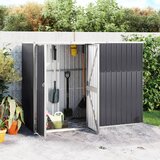 vidaXL Vrtna lopa za orodje antracitna 225x89x161 cm pocinkano jeklo Cene