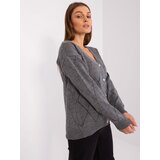 RUE PARIS Sweater-LC-SW-A10-1.19P-Dark Grey | Shoptok.si