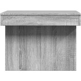 vidaXL Klubska mizica siva sonoma 80x55x40 cm inženirski les | Shoptok.si