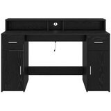  Stol s ladicama Crni hrast 140 x 55 x 91 cm Konstruirano drvo | Eponuda.ba