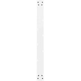  Noge za jedilno mizo bele barve 2 kosa 90 x (72-73) cm jeklo | Shoptok.si