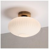  Plafonsko svetlo HARMA WOOD 1xE27/15W/230V hrast/belo, prečnik 30 cm | Eponuda.com