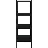 Police s 4 razine crne 80 x 40 x 130 cm | Eponuda.ba