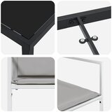  Vrtni set za objed 5 pcs Bijela 140 x 70 x 73 cm | shoptok.hr