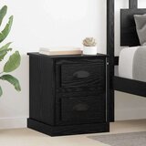 vidaXL Noćni ormar Crni hrast 39 x 39 x 47.5 cm Konstruirano drvo | shoptok.hr