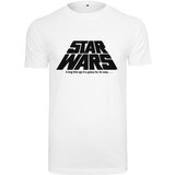Merchcode White T-shirt with the original Star Wars logo | Shoptok.si