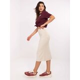 Sublevel Skirt-D93020M50243A1-light beige | shoptok.hr
