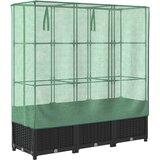  Povišena gredica s pokrovom za staklenik 120 x 40 x 138 cm | shoptok.hr