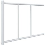 Metalni okvir kreveta uzglavlje i podnožje bijeli 107x203 cm | shoptok.hr