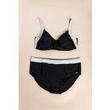 Fenzy Plus Size Dvodelne Kopalke, Črne | Shoptok.si