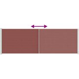  Uvlačiva bočna tenda za terasu 200 x 600 cm smeđa | shoptok.hr
