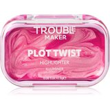 Trouble Maker Plot Twist Cream Highlight trdi kremasti osvetljevalec odtenek Spiralling Pink 2.5 g | Shoptok.si