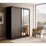 ADRK Garderobna omara z drsnimi vrati Delia 160 cm - črna | Shoptok.si