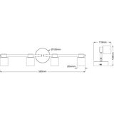 Osram PRIMAL bela spot lampa 4xGU10 | ePonuda.com