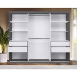 P & B OMARA Z DRSNIMI VRATI, barve grafita | Shoptok.si