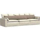 vidaXL Blazine za kavč 2 pcs Taupe 200 x 40 cm blago | Shoptok.si