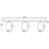 Braytron crna spot lampa 3xGU10 | ePonuda.com