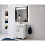  Kupatilski ormarić 55cm Optima A Lux+ogledalo60x80 Venice u