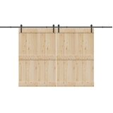 Pribor za klizna vrata 400 cm čelični crni | shoptok.hr