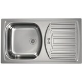  Enojno pomivalno korito z odcejalnikom Basic 150 fi 60 - inox smooth&amp;semi-shiny (1136530) | Shoptok.si