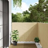Balkonski zaslon za privatnost krem 300 x 120 cm PVC | shoptok.hr