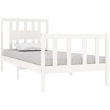  Okvir za krevet masivno drvo bijeli 90x190 cm 3FT jednokrevetni | shoptok.hr