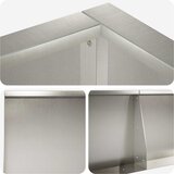  Zid za zadržavanje 8 kom. 300 x 100 x 40 cm Nehrđajući čelik | shoptok.hr