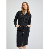 Orsay Black Denim Dress - Women Cijene
