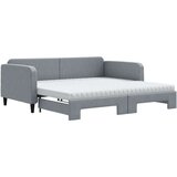  Dnevni krevet na razvlačenje svjetlosivi 100x200 cm od tkanine | shoptok.hr