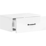  Stenski nočni omarici Bela visok sijaj 49 x 34,5 x 20 cm, (5000209988) | Shoptok.si