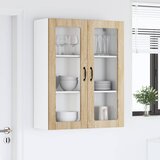  Zidni stakleni ormarić Lucca Hrast sonoma 80 x 31 x 100 cm | shoptok.hr